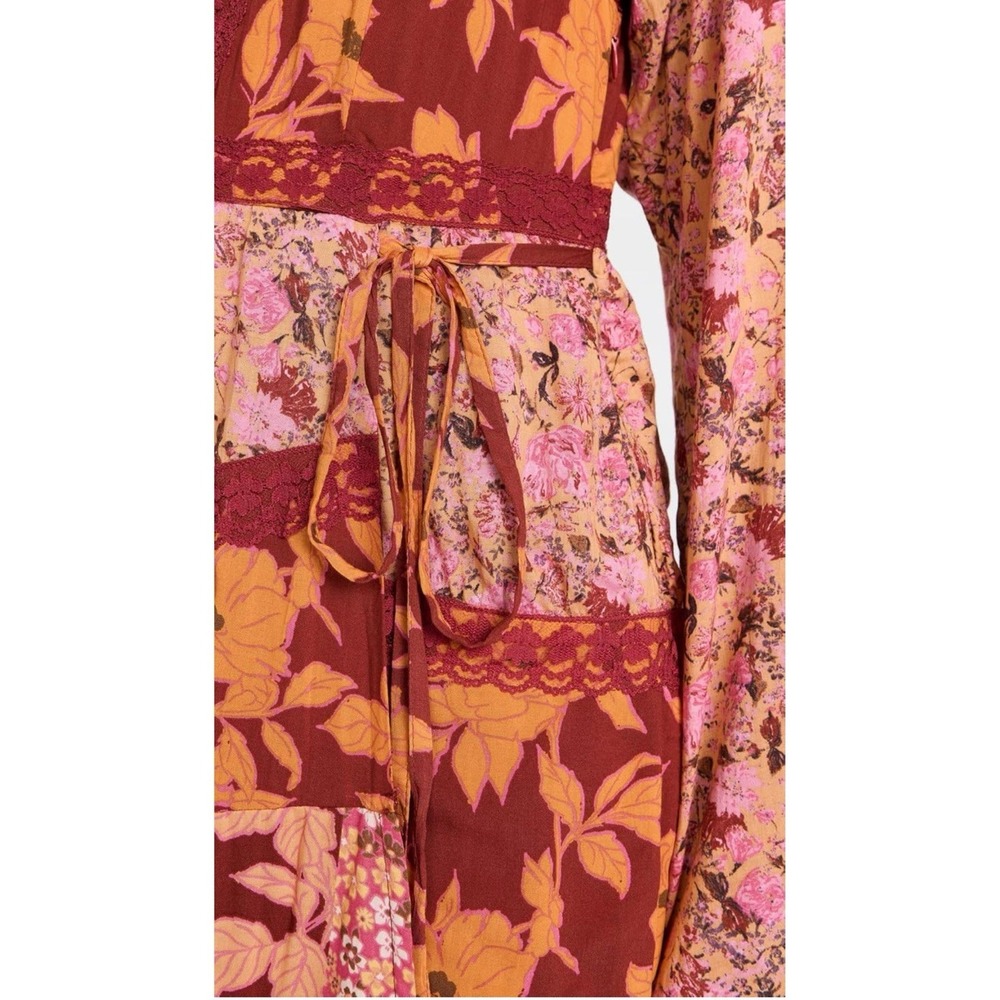 NWT Free People Tilda Wrap Dress‎ XS NWT $168 Boho Festival Bridesmaid cottage - Picture 3 of 3